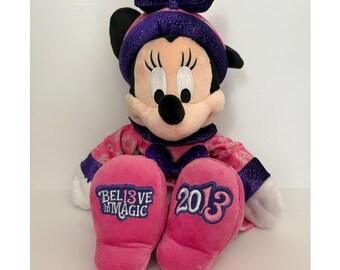 Disney Parks Minnie Maus Plüsch 2013 Zauberlehrling 12 inch Neu mit Etikett