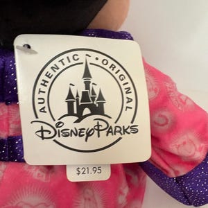 Peluche de Minnie Mouse de Disney Parks 2013 Aprendiz de brujo 12 pulgadas Nuevo con etiqueta imagen 5