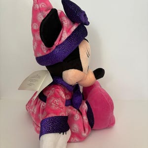 Peluche de Minnie Mouse de Disney Parks 2013 Aprendiz de brujo 12 pulgadas Nuevo con etiqueta imagen 8