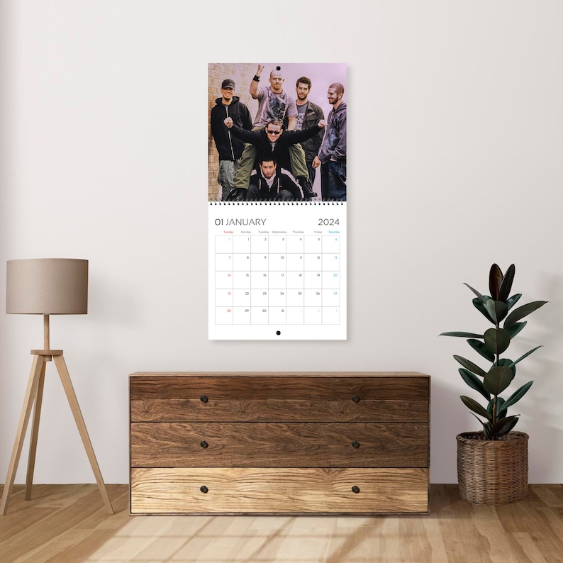 Linkin Pa.rk Calendar 2024 Celebrity Calendar 2024 Band Etsy