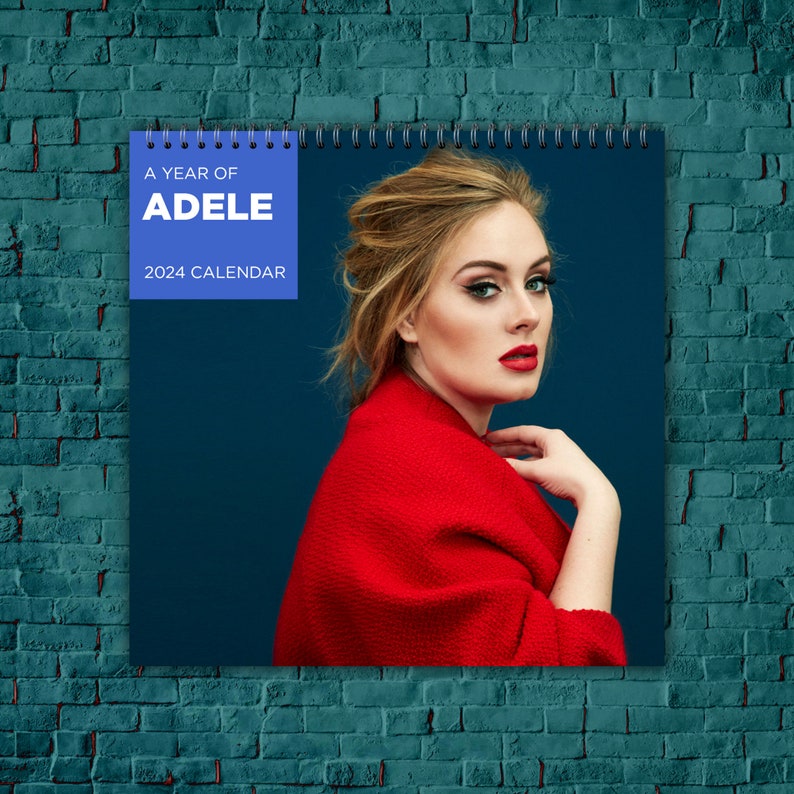 Ade.le Calendar 2024 Celebrity Calendar 2024 2024 Wall Etsy