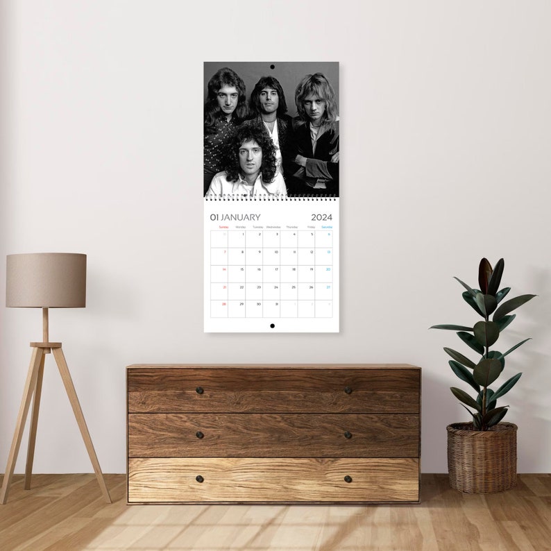 Que.en Calendar 2024 Celebrity Calendar 2024 Band Calendar Etsy