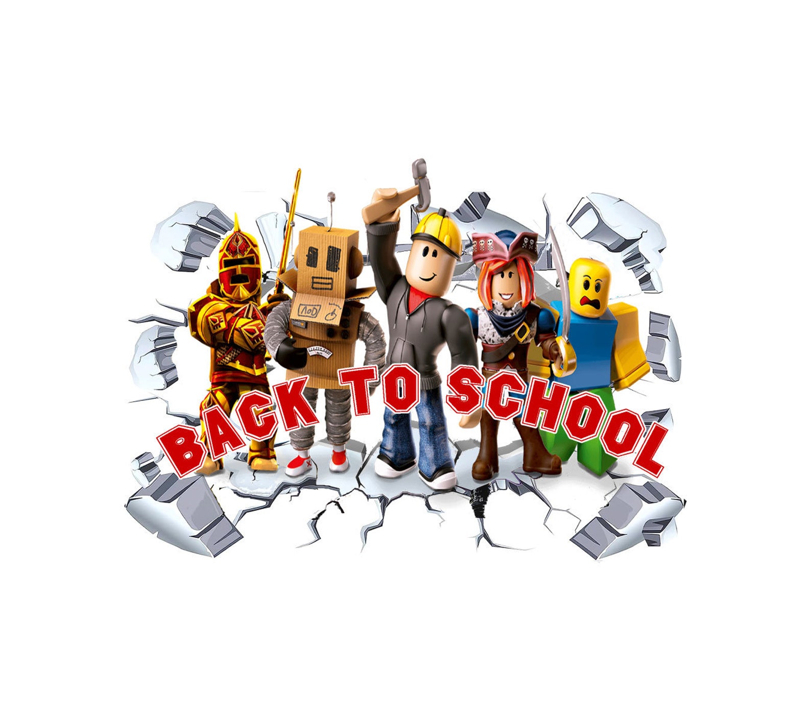 Back to School Roblox Png Svg Roblox Back to School Png Svg Sublimation ...