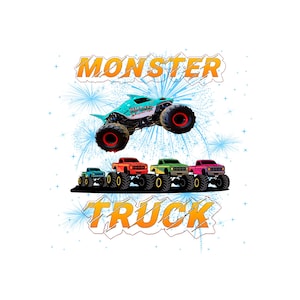 CUSTOMIZABLE MONSTER TRUCK png bundle , custom truck add text , monster truck png shark monster truck png , shark attack truck png
