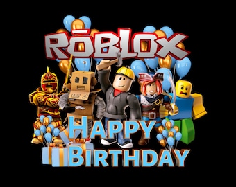 Roblox Cake PNG Bundle: 4 Designs, Birthday Theme (Digital Download, SVG/PNG Files)