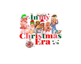 Roblox Christmas Girls SVG: Family Era Sublimation Bundle