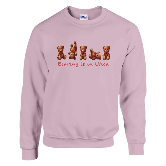 Utica Shirt ,utica Tee , Bearing It in Utica Shirt Red Teddy Utica Shirt ,utica Tee , Bearing It in Utica Shirt Red Teddy