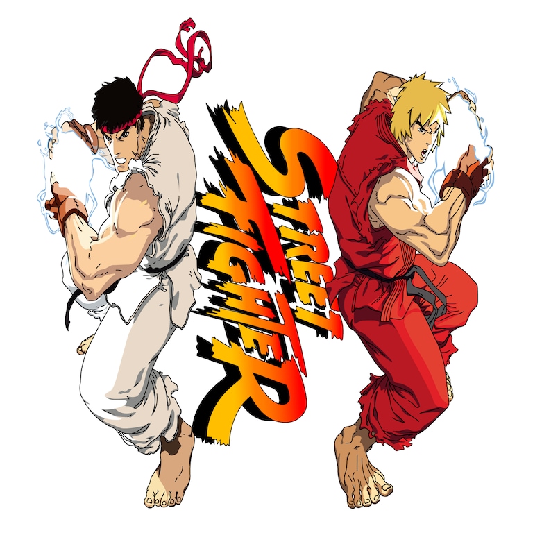 Lettering Ryu Street Fighter PNG Bundle: Ryu & Ken, Martial Arts Designs (digital ...
