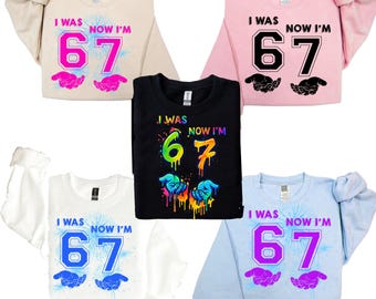 Funny 7th Birthday Meme PNG SVG, Rainbow Design (Digital Download)