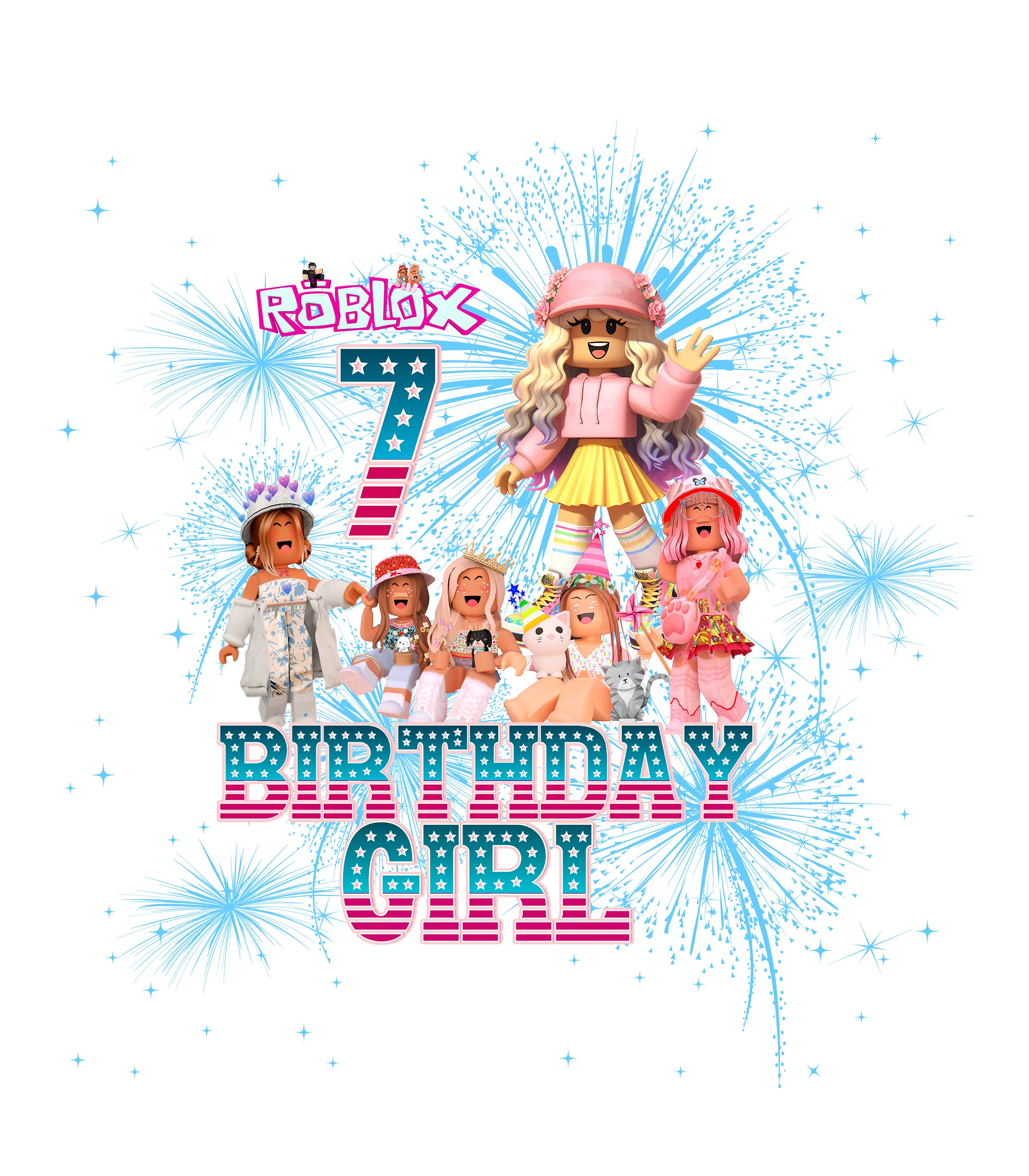 Roblox 7th Birthday Shirt