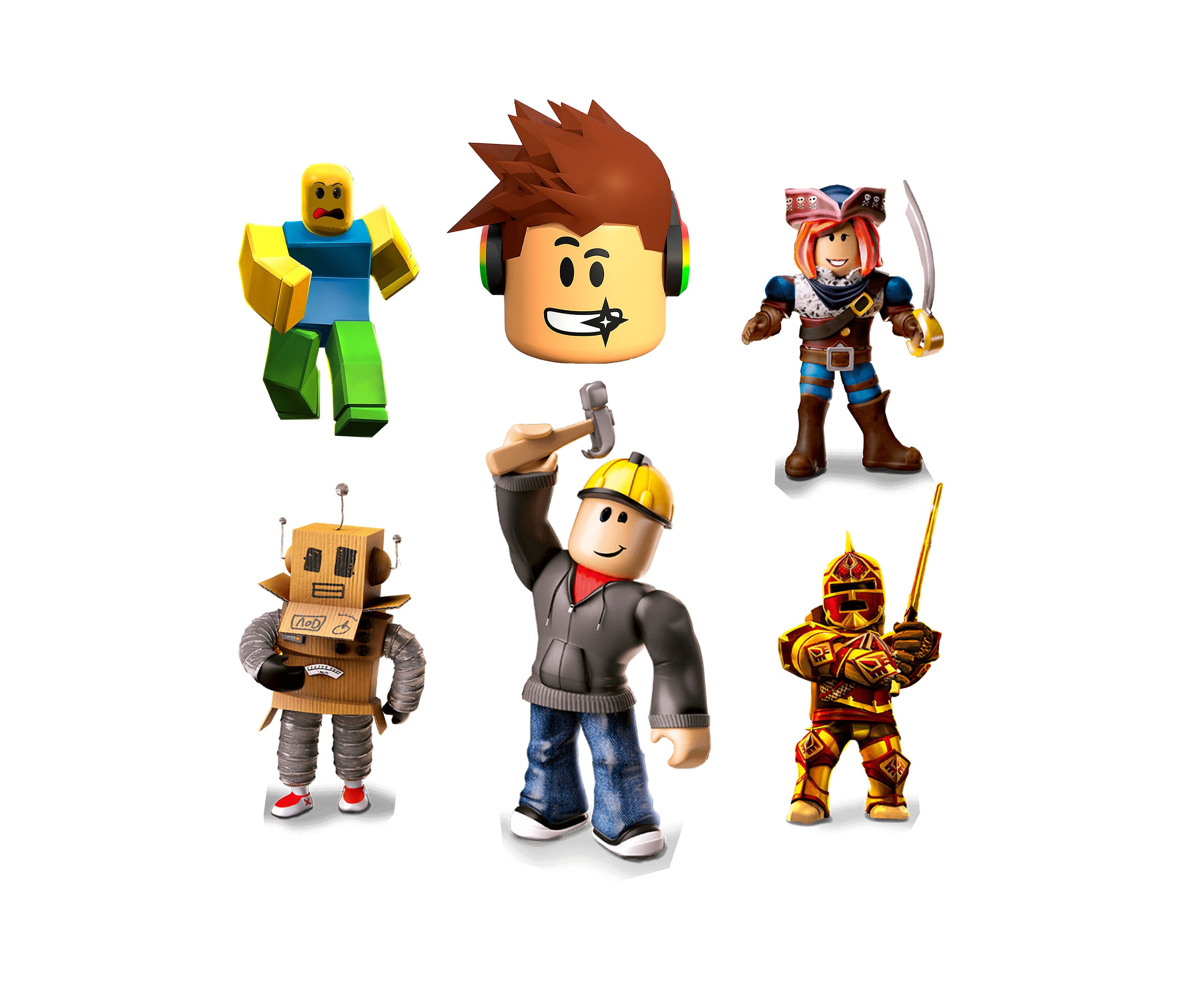 Roblox Birthday Designs Red Blue Knight PNG SVG transparent 