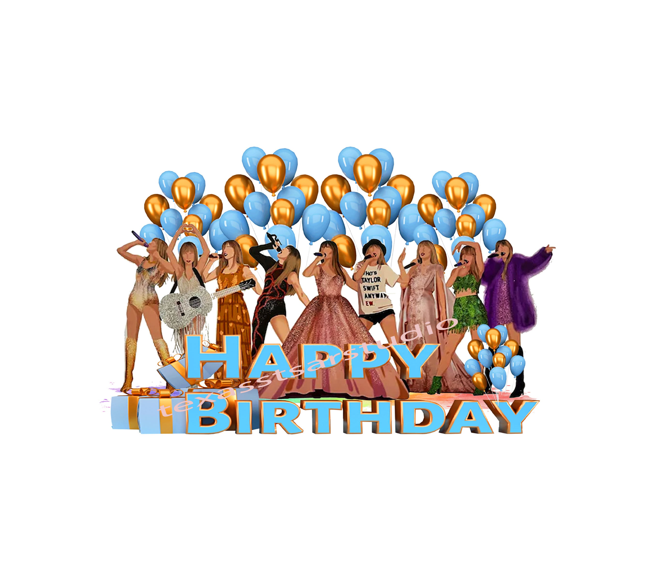 Taylor Birthday Png Taylor Swift Happy Birthday Png File 4 Designs
