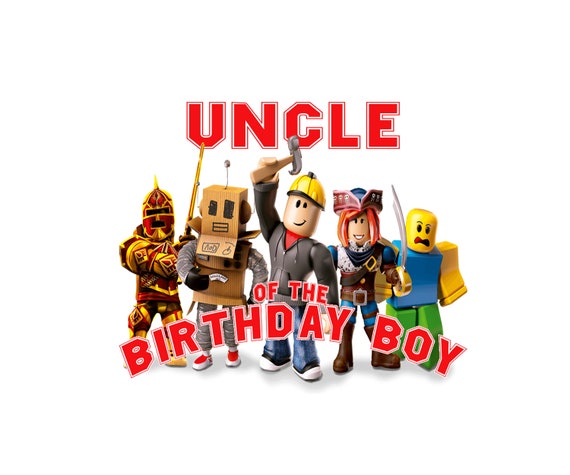 Uncle of the Birthday Boy Roblox Png Svg Roblox Uncle of the 