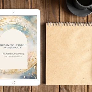 Digital Business Vision workbook - Align  your business goals and visions for success - Instant PDF Download