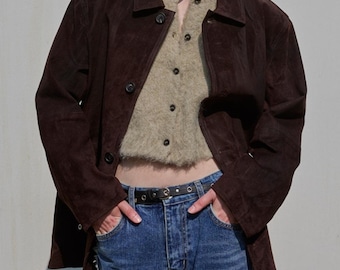 Aura Classic Real 100% Suede Jacket