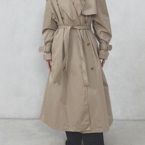 Premium Cotton Oversized Long Trench Coat