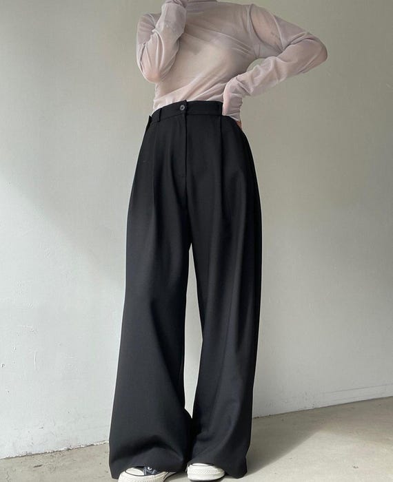 Pantaloni Ampi Pantaloni Pinocchietto Larghi Pantaloni Larghi