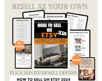 Done for You Sell on Etsy Guide 2024 w/ Resell Rights, How to Sell on Etsy, DFY MRR Etsy Guide, Etsy Seller Guide Master Resell Rights & PLR