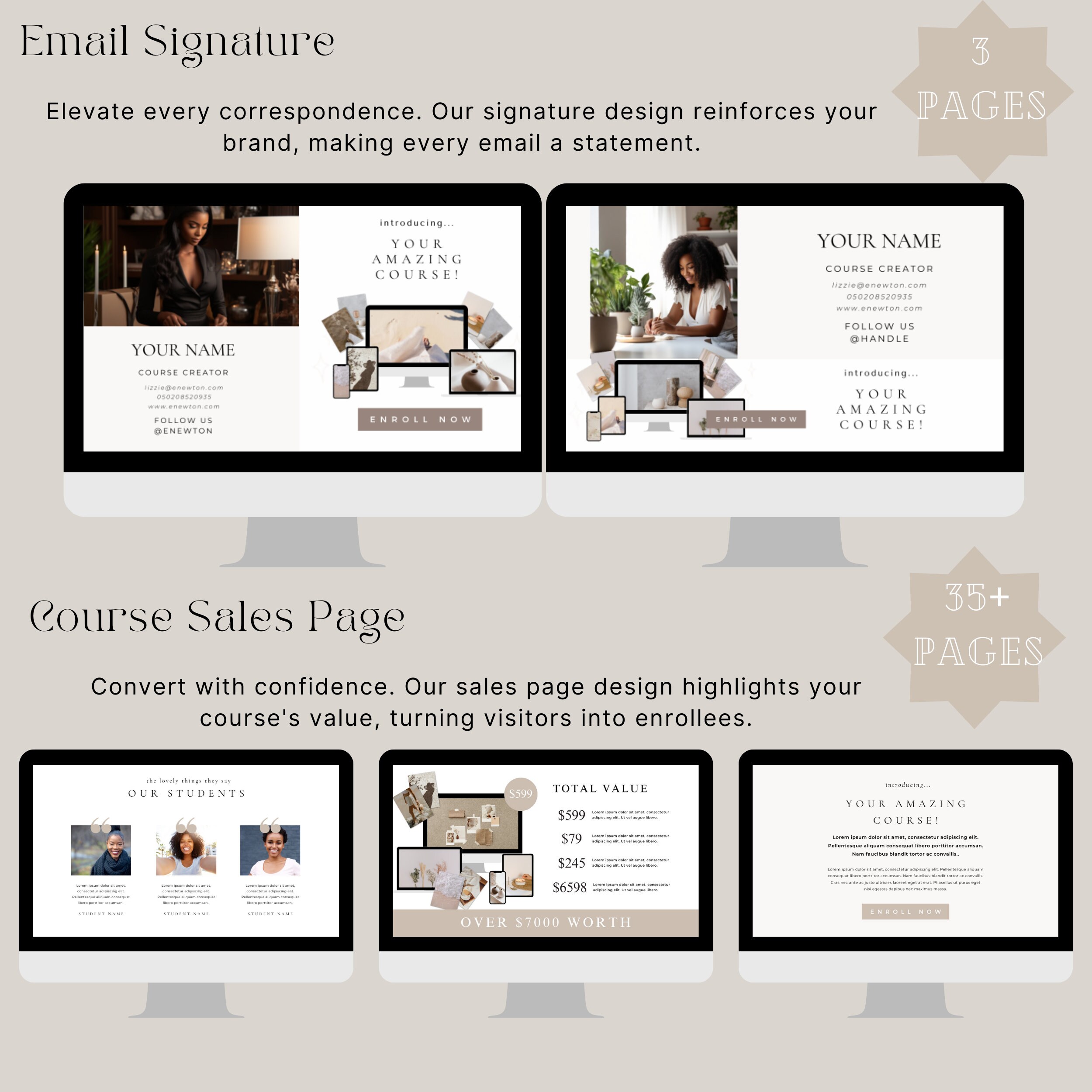 800+ Course Creator Template Bundle, Course Workbook, Course Creator ...