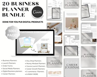 business bundle, Editable Digital Product Idea,PLR Canva Template Bundle, commercial licence,Passive Income, Small Business