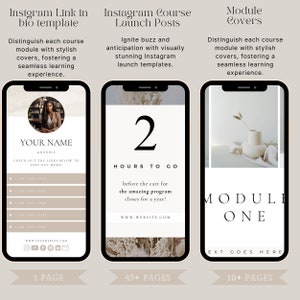 800+ Course Creator Template Bundle, Course Workbook, Course Creator Canva, Course Creator Bundle, Lead Magnet, Slide deck,Done For You, image 5