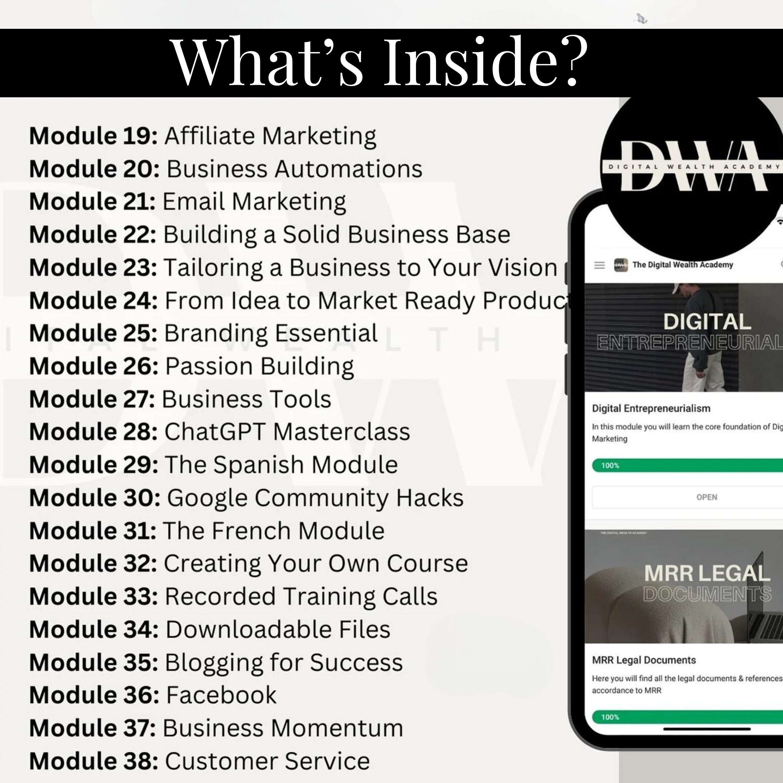 Digital Wealth Academy Course Vol.2 MRR, With 14 MRR Products, Digital ...