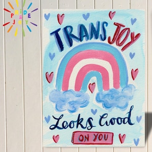 La joie trans vous va bien Carte de vœux LGBTQ