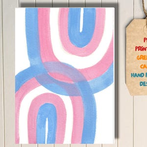 Carte d'anniversaire, drapeau de la fierté trans, peinture à l'aquarelle arc-en-ciel