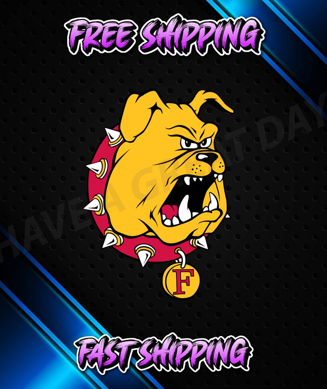 Fmg Sticker Ferris State Bulldogs Logo Sticker / Vinyl Decal / 10 Sizes Free ...