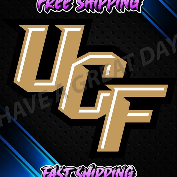 University Of Central Florida UCF Logo Sticker /  Vinyl Decal / 10 Sizes!! Free Shipping!