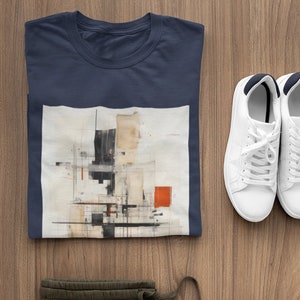 Abstrakte Malerei T-Shirt - Kurzarm - Original Moderne Kunst Druck