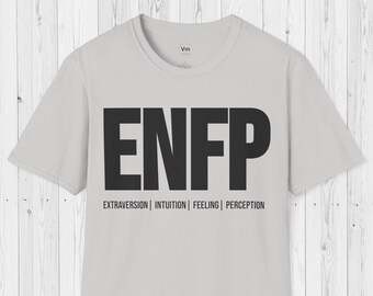 ENFP Personality Type Shirt | Short Sleeve Unisex T-shirt | ENFP Gift | Myers-Briggs Personality Types Shirt