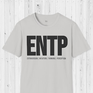ENTP Personality Type Shirt | Short Sleeve Unisex T-shirt | ENTP Gift | Myers-Briggs Personality Types Shirt