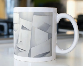 Cubist Art Ceramic Coffee Mug - 11oz