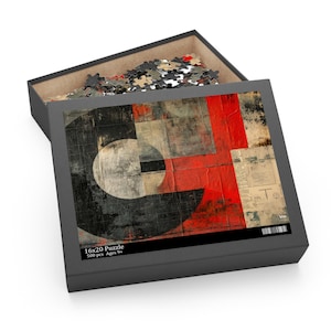Abstract Jigsaw Puzzle | Modern Collage Puzzle | 3 sizes (120, 252, 500-Piece)