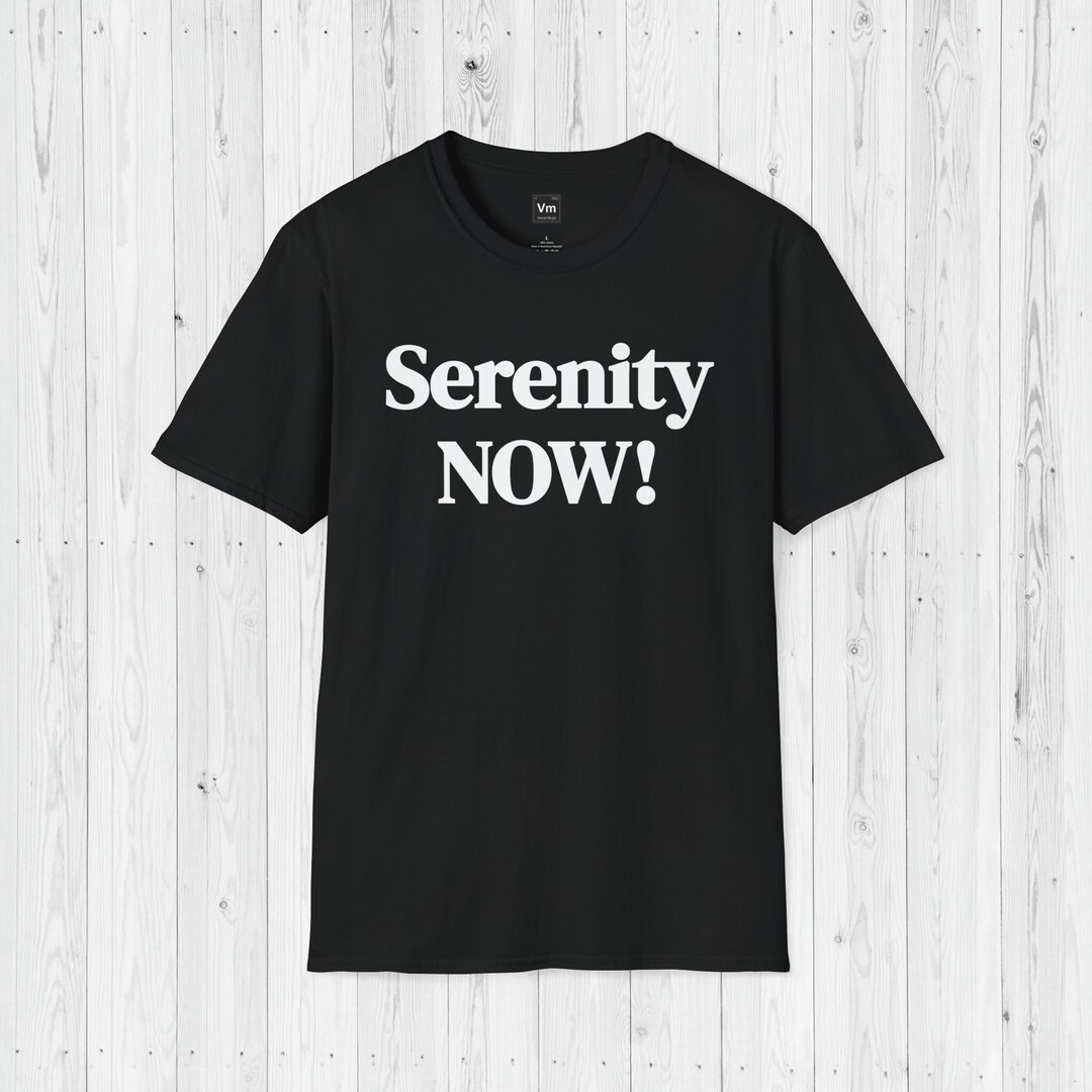 【SCENERITY】Povac short sleeve t-shirt Serenity Now T-shirt - Unisex Short Sleeve Tee - Etsy