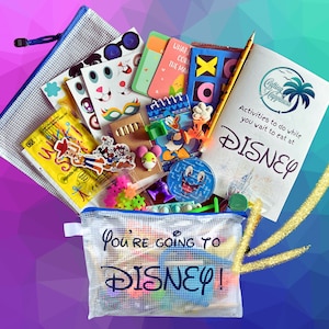 Surprise Vacation Activity Bag - Mouse Trip Announcement Coloring, Games & Toys