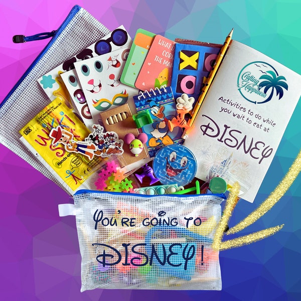 Surprise Vacation Activity Bag - Mouse Trip Announcement Coloring, Games & Toys