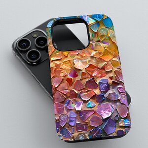 Abstract Geometric Mosaic Phone Case | iPhone 16 15 14 13 12 11 pro max, Samsung Galaxy S22 S23 S24 Ultra, Google Pixel 6 7 8 pro
