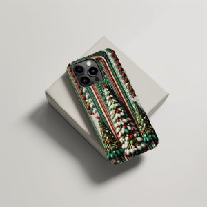 Stickat telefonskal med julmotiv | iPhone 15 14 13 12 11 pro max | Galaxy S22 S23 S24 Ultra | Google Pixel 6 7 8 pro bild 6