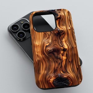 Rustic Wood Grain Design Phone Case | iPhone 16 15 14 13 12 11 pro max, Samsung Galaxy S22 S23 S24 S25 Ultra, Google Pixel 6 7 8 9 pro case