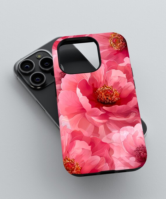 Coque Samsung Galaxy S20 Plus - Motif Fleur Rose Rouge Vintage, Silicone, Coque4phone