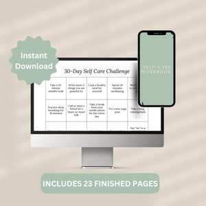 Self Care und Wellness Bundle Combo | Self Care Journal | Wellness Journal | Achtsamkeit Journal | Mindfulness Bundle | Digitaler Download
