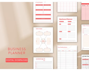 Business Planner Bundle | Business Planner | Planner | Digital Planner | Digital Download Planner
