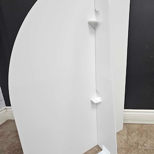 Blank Panel Backdrop Pastel Backdrops with stands, NOT fabric. 4mm coroplast backdrop image 5