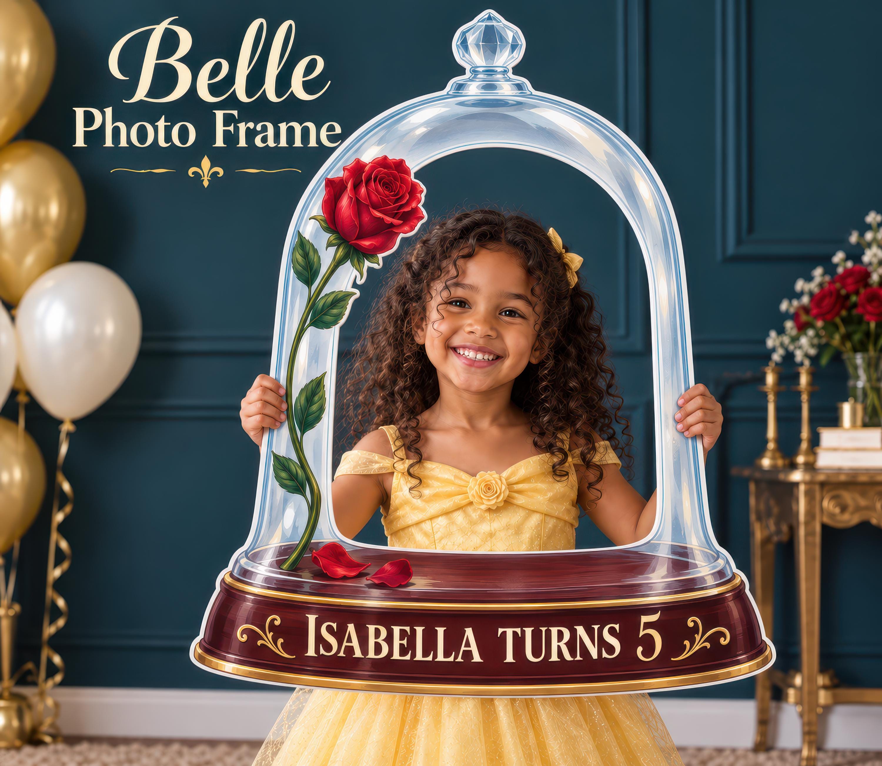 Beauty and the Beast Photo Frame - Etsy