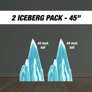 Frozen Castle cutout Decoration Party props centerpieces, iceberg, ice queen, princess, indoor decor backdrop