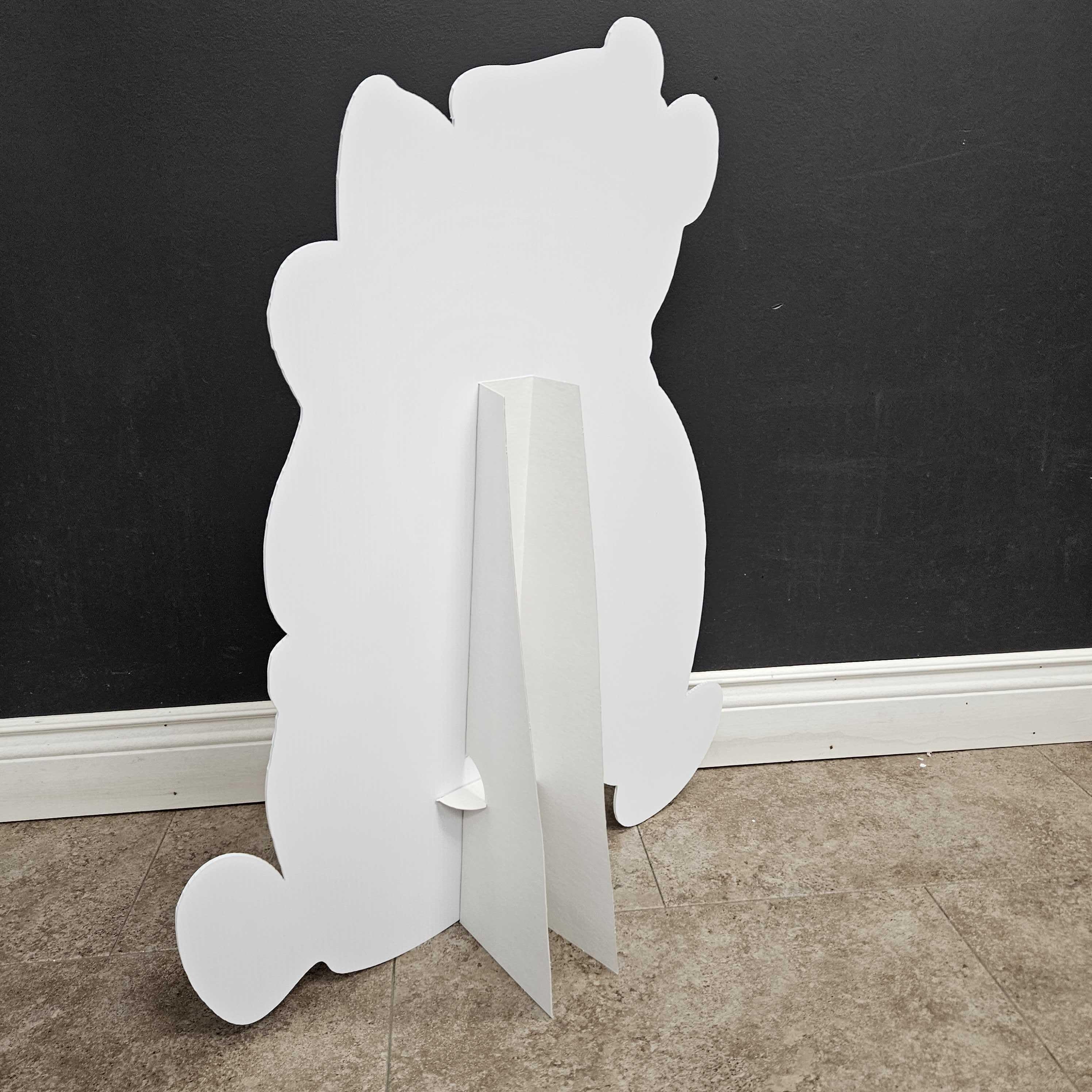Character Cutout Easel back Strut Stand | Cardboard Cutout Stand  easelback Stands, Large Character easel back stands, Coroplast Foamboard