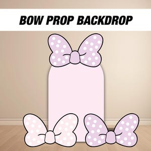 Mouse Bow Cutout babyshower Bow Stand Up Prop standee, lawn signs, yard sign, backdrop centerpieces, high res