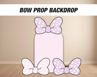 Mouse Bow Cutout babyshower Bow Stand Up Prop standee, lawn signs, yard sign, backdrop centerpieces, high res